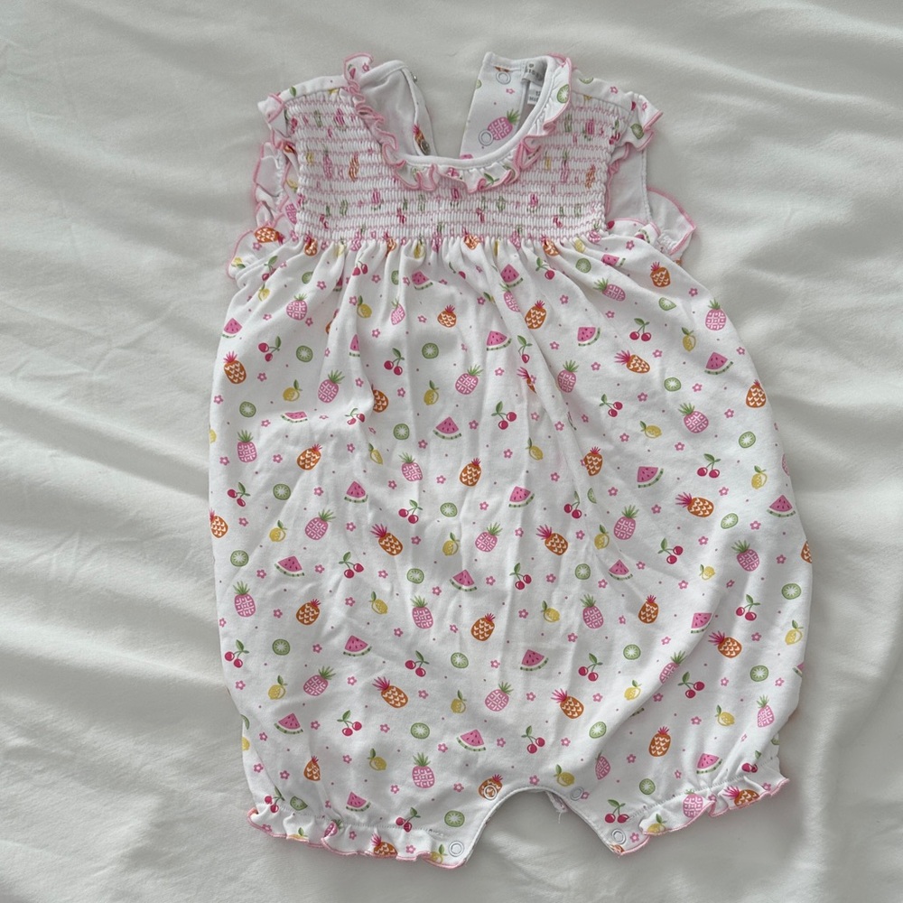 Kissy Kissy Smocked Romper